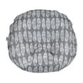 thumbnail image 4 of Newborn Lounger Slipcover | Gray White Feather Design | Water Resistant Infant Pillow Cover | Great Baby Shower Gift for Any Mom to Be by Adorology (Pillow Not Included), 4 of 5