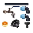 thumbnail image 4 of Accesorios para tanque de agua Adaptador de tanque Conector de manguera de agua para hogar Adaptador de manguera para contenedor de un galón, 4 of 8