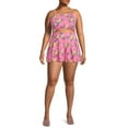 thumbnail image 2 of Madden NYC Juniors' Plus Size Printed Cutout Romper, 2 of 5