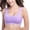 Purple, variant on Women's Lace Anti Emptied Yoga Bra Seamless Underwear Ladies Running Fitness Sports Wire Free Bra