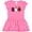 Raspberry with Polka Dots, variant on Inktastic Boo Halloween Ghost and Plaid Pumpkin Girls Toddler Dress