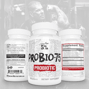 5% Nutrition Rich Piana | Probio-75 & Digestive Enzymes Digestion Supplement | Digestive Enzymes with Probiotics and Prebiotic Fiber 120 Gelatin Capsules (30 Svgs)