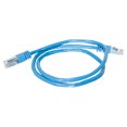 thumbnail image 2 of C2G 7' Cat5e Molded Shielded Network Patch Cable, Blue, 2 of 12
