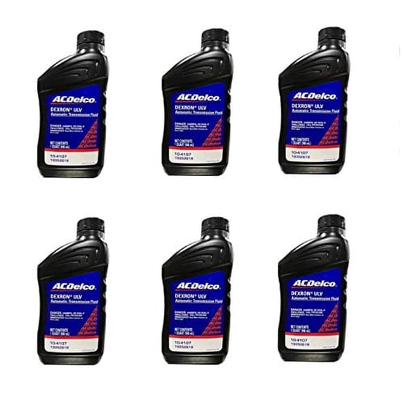ACDelco Dexron ULV Automatic Transmission Fluid Case of 6 Quarts