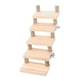 thumbnail image 1 of Creative Bird Ladder Toy Bird Parrot Climbing Toy Funny Hamster Playing Board (5 Ladders, Style A), 1 of 8