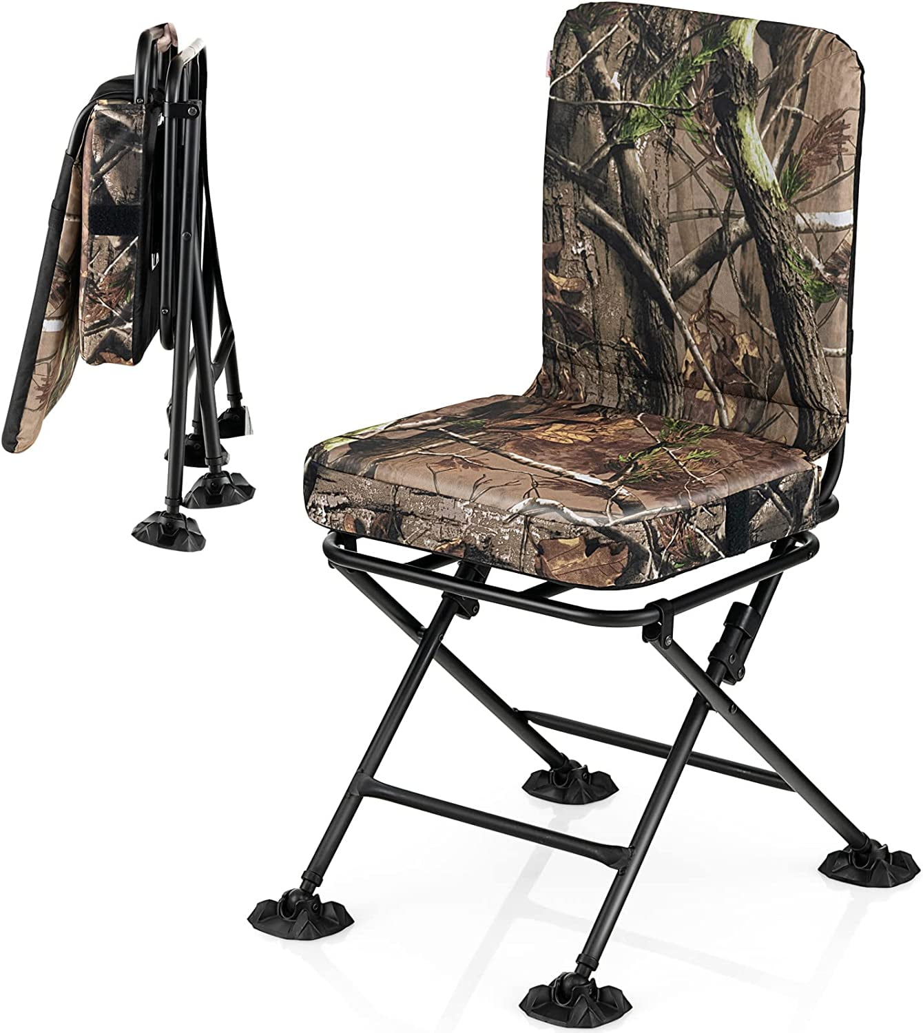 Hunting Chair, 360 Degree Swivel Hunting Blind Chair with Padded