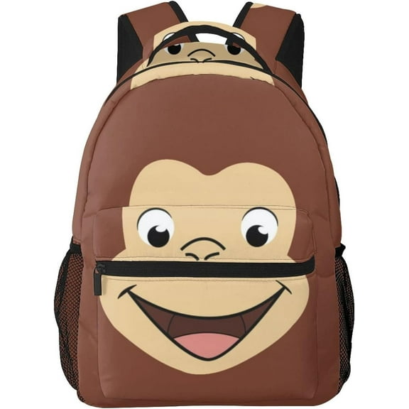 Curious George Rucksack, Anime Backpack, Lightweight,, Travel, Multifunctional, Unisex, Celebration, Present, Rucksack