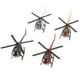 thumbnail image 1 of Children Metal Helicopter Plane Model Ornament for Home 4Pc, 1 of 5