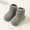 Gray, variant on 100% Cotton Kids Terry Bootie Socks - Non-Slip Grips & Stay-On Cuffs, Unisex for Kids Newborn 0-6 6-12 Months, Brown (1 Pair),Size 9 Months