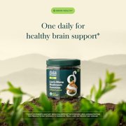 Gaia Herbs Lion's Mane Mushroom Gummies - Brain Support Supplement* - Made with Organic Lion's Mane Mushrooms - Free from Gluten, Soy & Dairy - 60 Vegan Gummies (30 Servings)