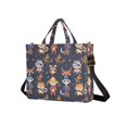 thumbnail image 2 of Pirate Raccoons Leaves Corduroy Tote Bag Handbag Large Messenger Bag Shoulder Crossbody Zipper Bag Purse, 2 of 8