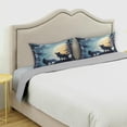 thumbnail image 5 of Wolf Satin Pillowcase for Hair and Skin Silk Pillowcase Soft Breathable Sleeping Pillow Covers Smooth Cooling Pillowcase with Envelope Closure Size Standard 20x40 in Home Decor Gifts, 5 of 7