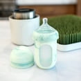 thumbnail image 5 of Boon NURSH Reusable Silicone Pouch Baby Bottle – Stage 2 Medium Flow – 8oz – Mint Tie Dye, 5 of 11