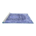 thumbnail image 2 of Ahgly Company Machine Washable Indoor Round Persian Blue Traditional Area Rugs, 8' Round, 2 of 4