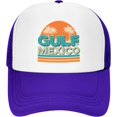 thumbnail image 1 of Pink Gulf of Mexico Hat Vintage Turtle Palm Tree Cap, 1 of 8