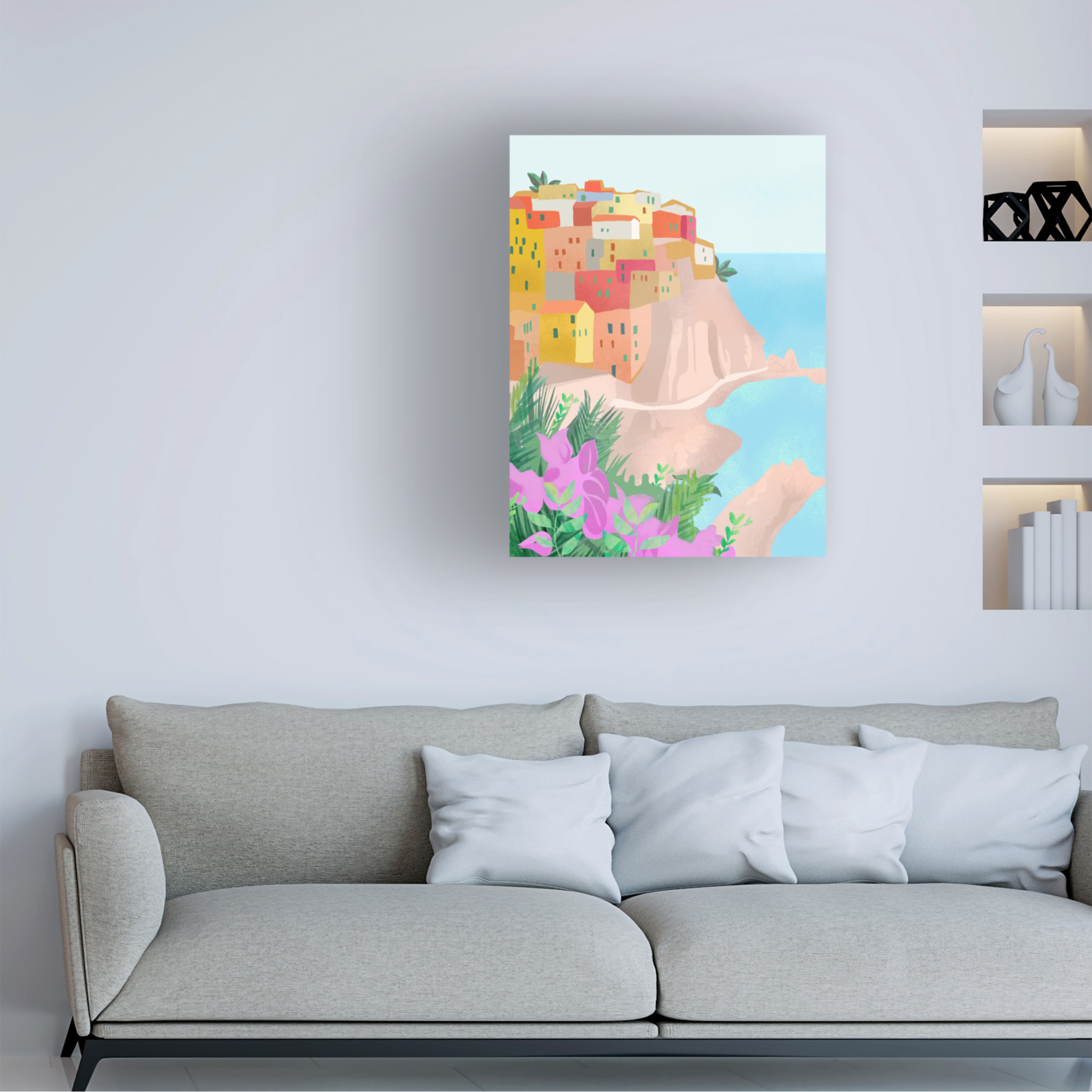 Trademark Fine Art Petra Lizde  Cinque Terre Canvas Wall Art