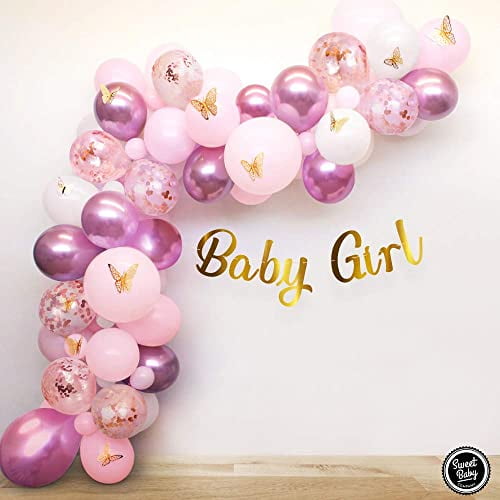 Déco Baby Shower - Ballon Girl - Or – La Boite à Dragées