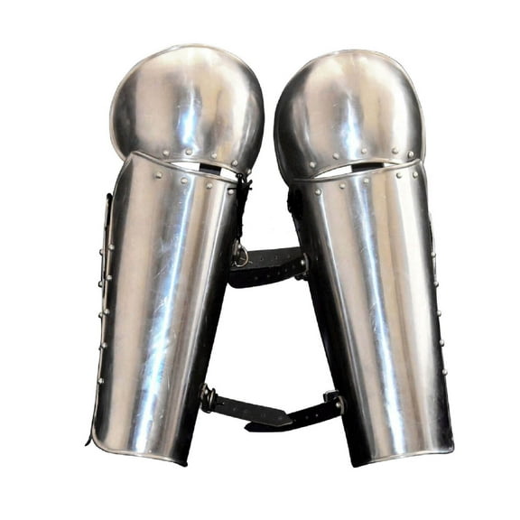 Medieval Enclosed Leg Protectors Greaves Viking Leg Guard LARP Reenactment.