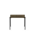 thumbnail image 3 of Amisco Drew 24" Square End Table - Greyish-Brown TFL / Black Metal, 3 of 5