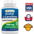 thumbnail image 7 of 2 Pack Best Naturals Acetyl L-Carnitine 1000 mg 60 Capsules (Total 120 Capsules), 7 of 7