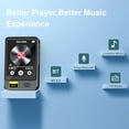 thumbnail image 2 of yeacher Compact Bluetooth MP3/MP4 Player with Hi-Fi Audio, Touchscreen, Built-in Speaker, and USB-C Charging, Includes 32GB TF Card for Sports & Travel, 2 of 6
