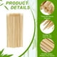thumbnail image 3 of Uxcell 50 Pcs Pinchos de Bambú, Pinchos para Kabob para Parrilla en Campamento, 7.8 Pulgadas, 3 of 7