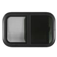 thumbnail image 1 of Aluminum Alloy RV Sliding Window Black, 700 X 500mm, UV Resistant Glass, Push Pull Privacy Window With Movable  Resistant Net for Caravan  Trailer RV, 1 of 7