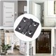 thumbnail image 5 of 4 Piezas Orificios de Bisagra Plegables Planas, Bisagra Exterior de Acero Inoxidable, Bisagra de Puerta de Servicio Pesado, para Puertas Fijas, Puertas de Entrada, Puertas de Dormitorio, Puertas de J, 5 of 5