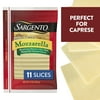 Sargento® Sliced Mozzarella Natural Cheese, 11 Slices
