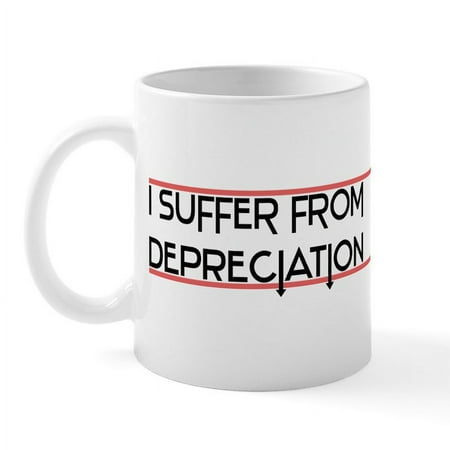 

CafePress - Depreciation Account Mug - 11 oz Ceramic Mug - Novelty Coffee Tea Cup