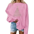 thumbnail image 2 of My Items Talove Long Sleeve Shirts for Women Funny Graphic Sweatshirt Fall Fashion Must Haves Fall Loose Tunic Tops 2025 Womens Tops Long Sleeve Dressy Casual Christmas Shirts, 2 of 4