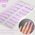 thumbnail image 3 of Harunouta Gradient Auroras, tiras de uñas de Gel semicuradas, pegatinas de esmalte de Gel brillantes para uñas, funciona con lámparas de uñas LED UV, 3 of 5