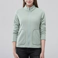 thumbnail image 2 of SHTXOZHI Womens Sherpa Fleece Warm Winter Jacket Casual Long Sleeve Zip Up Coat Outerwear, 2 of 3