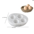 thumbnail image 4 of Caja de almacenamiento de huevos tejida de cuatro compartimentos, bandeja, adorno de yeso, molde de silicona con base de huevo de resina diy, 4 of 4