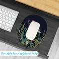thumbnail image 3 of SHIBA-Small Mouse Pad 6 x 8 Inch, Takes up Wrist and Mouse Space, Waterproof Compact Mini Mouse Mat for Laptop Computer Wireless Mouse Keyboard Home Office Travel,Midnight Flowers, 3 of 4