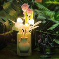 thumbnail image 2 of Mini Tulip Night Light Soft Romantic Sensor Baby Bed Room Lamp Home Decor, 2 of 8