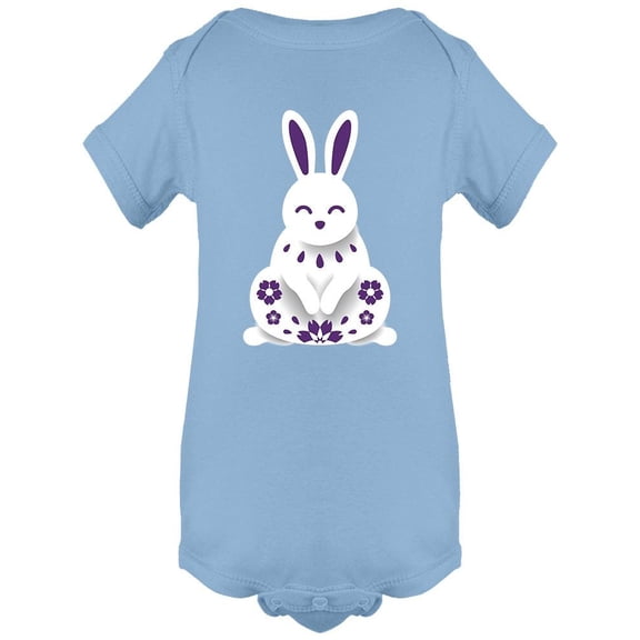 White Moon Rabbit Bodysuit Infant -Image by Shutterstock,  24 Months