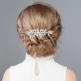 thumbnail image 4 of Peineta para el pelo de boda con diamantes de imitación, peineta para el pelo de novia, peineta decorativa para mujer., 4 of 7