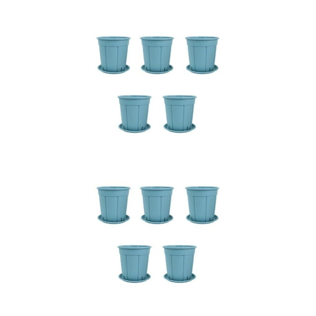 kurtrusly 5pcs Orchid Pot With Holes Designed For Maximum Air And Water Flow Can Furniture And Floors Clean Blue 2Set