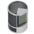 thumbnail image 2 of BuyWeek Pen Holder Alarm Clock, Pencil Holder Perpetual Calendar Digital Electronic Clock Desk Organizer Black, 2 of 8