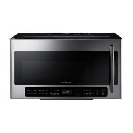 Samsung ME21H706MQS - Microwave oven - built-in - 2.1 cu. ft - 1000 W - stainless steel with built-in exhaust system