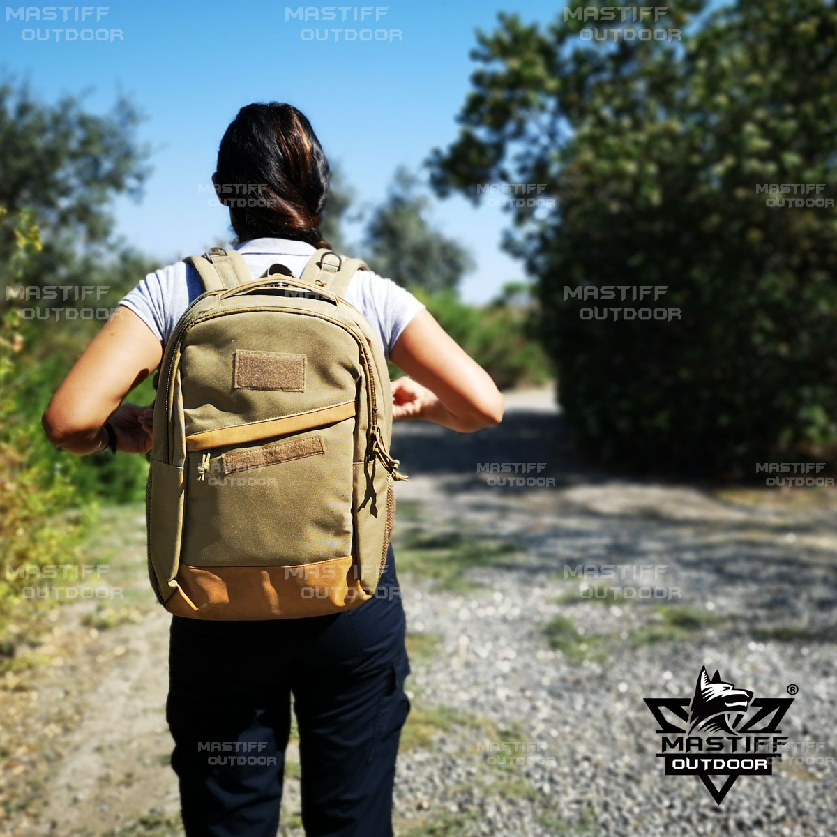 Tactical Travel Daypack Waterproof MOLLE Casual School Bookbag Gearbag - image 2 of 8