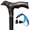 Black Brown, variant on Uoagain Hand Carved Wooden Walking Cane Eagle Carved Ergonomic Elegant Wood Canes for Men and Women Support up to 400 lbs Pr ovide Stable Canes for Seniors for Daily Use and Gift Giving (Black)