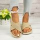 thumbnail image 1 of WILLBEST Sandalias De Piso Para Mujer Zapatos Casuales De Mujer Para Uso Diario Diseño Cómodo De Punta Cerrada Estilo Fácil De Poner Calzado Plano Versátil Para Vestidos Y Todas Las Estaciones, 1 of 5