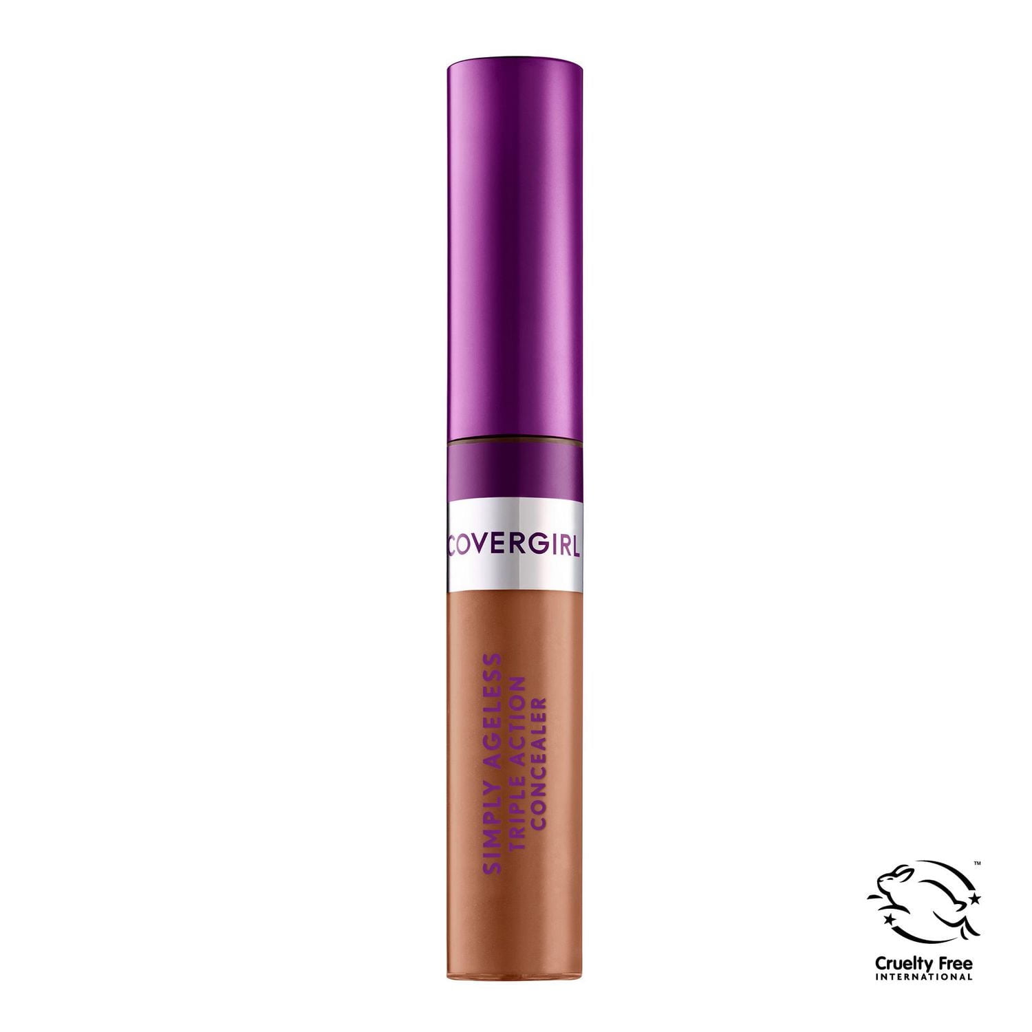COVERGIRL Simply Ageless Triple Action Concealer Infused with Hyaluronic Complex, Vitamin C & Niacinamide, 7.3ml refreshing concealer