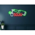 thumbnail image 4 of Glowneon SoJu Bottle Neon Sign, Korea Restaurant Wall Art Led Decor, 4 of 4