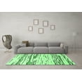 thumbnail image 3 of Ahgly Company Indoor Rectangle Solid Emerald Green Modern Area Rugs, 7' x 9', 3 of 4