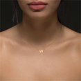 Coofanin Necklaces & Pendants Delicate Gold Monogram Necklace for Women