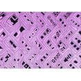 thumbnail image 1 of Ahgly Company Indoor Rectangle Oriental Purple Modern Area Rugs, 8' x 10', 1 of 4