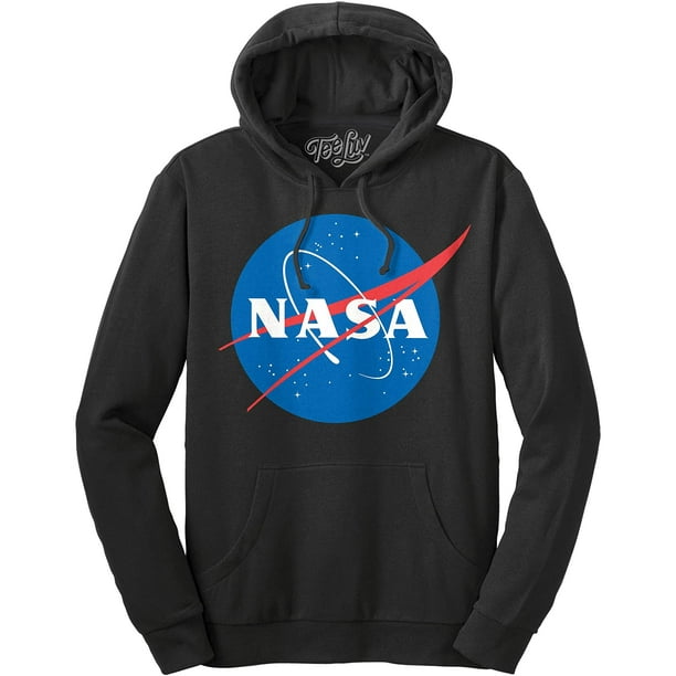 Tee Luv NASA Hoodie Hooded NASA Logo Sweatshirt Walmart